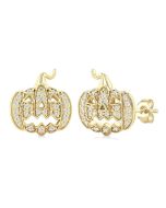AeCelRa 14K White Gold Diamond Fashion Earrings