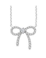 Maia Mallow Bow Petite Diamond Fashion Pendant