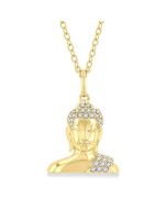 Oleander Vesper Buddha Petite Diamond Fashion Pendant