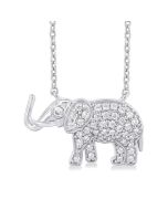 Vesper Nova Elephant Petite Diamond Fashion Pendant
