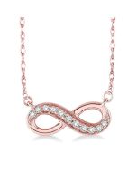 Freya Thistle Infinity Petite Diamond Fashion Pendant