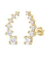 CelZenZen 14K White Gold Diamond Fashion