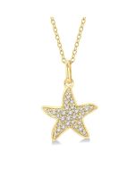 Blossom Artemis Starfish Petite Diamond Fashion Pendant