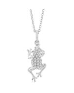 Thalia Zinnia Frog Petite Diamond Fashion Pendant
