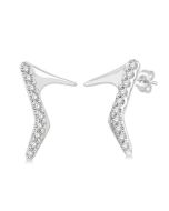 High Heel Petite Diamond Fashion Earrings
