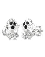 RaLysIs AeCaCel 14K White Gold Diamond Fashion Earrings