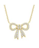 Zaira Étoile Bow Petite Diamond Fashion Pendant