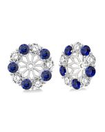 VelLinAe AeLysZen 14K White Gold Diamond Statement Earrings