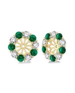 PhoVerZen OraOra 14K White Gold Diamond Statement Earrings