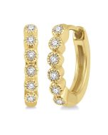 OnAeVel RaIsLo 14K White Gold Diamond Fashion Earrings