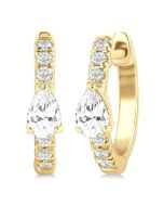 VerValVal SolLuxVer 14K White Gold Diamond Fashion Earrings