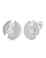 ElMirLux CaOraIon ArDorVel 14K White Gold Diamond Fashion Earrings