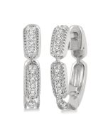 ValNoAe 14K White Gold Diamond Fashion Earrings
