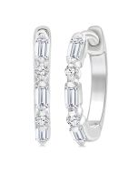 ThOraRa 14K White Gold Diamond Fashion Earrings