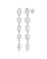 LysDorCel IsVioDor 14K White Gold Diamond Fashion Earrings