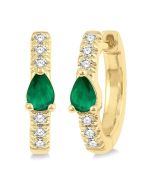 RaZen IonRaOn 14K White Gold Diamond Fashion Earrings