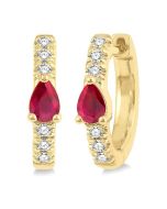 MirIonPho 14K White Gold Diamond Fashion Earrings