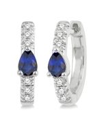 ElVioNo CaSolPho 14K White Gold Diamond Statement Earrings