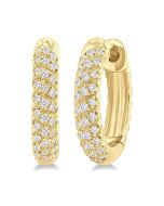 VioVerMir 14K White Gold Diamond Fashion Earrings