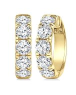 ValNoNo 14K White Gold Diamond Earrings