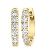 NoIs VioCelPho 14K White Gold Diamond Earrings