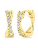 XeMirRa ElRa 14K White Gold Diamond Fashion Earrings