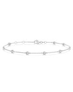Nia Diamond Station Chain Bracelet