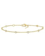 Torrie Diamond Station Chain Bracelet