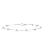 Sable Diamond Station Chain Bracelet