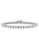 Eirene Halo Echo Diamond Tennis Bracelet