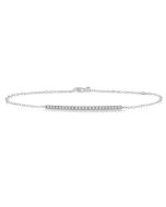 Bar Diamond Chain Bracelet