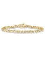 Valora Halo Legacy Tulip Diamond Tennis Bracelet