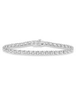 Zephyra Silhouette Fable Tulip Diamond Tennis Bracelet