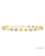 Round Shape Shine Bright Diamond Chain Bracelet