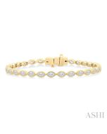 Marbella Arcadia Aura Marquise Shape East West Bezel Set Diamond Tennis Bracelet