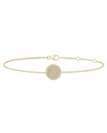 Circle Petite Diamond Fashion Bracelet