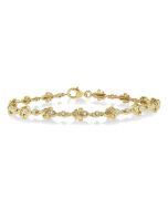 Fleur De Lis Diamond Bracelet