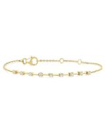 Floating Diamond Fashion Chain Bracelet