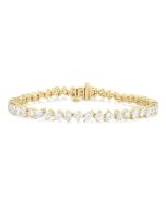 Celestia Crown Poise Mixed Shape Diamond Bracelet