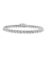 'X' Shape Diamond Bracelet