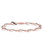 Infinity Champagne Diamond Fashion Bracelet