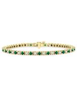 Isolde Quarry Myth Alternate Gemstone & Diamond Tennis Bracelet