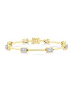 Bar Fusion Diamond Bracelet