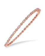 Stackable Baguette Diamond Bangle