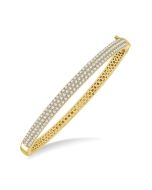 Pave-Set Diamond Fashion Bangle
