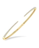 Claw Cuff Diamond Open Bangle