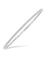 Stackable Diamond Flex Bangle