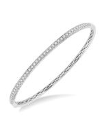 Stackable Diamond Bangle