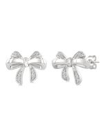 AeXeVal 14K White Gold Diamond Fashion Earrings