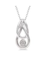 Delphine Victoire Silver Diamond Fashion Pendant